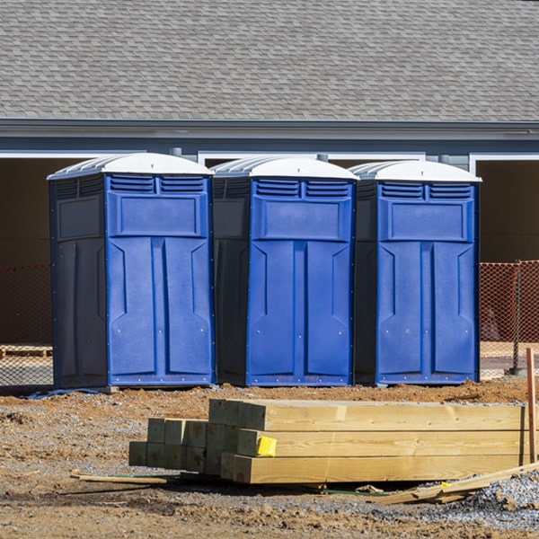 what is the cost difference between standard and deluxe portable toilet rentals in Bahama NC